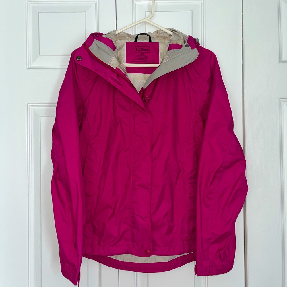 L. L. Bean pink windbreaker